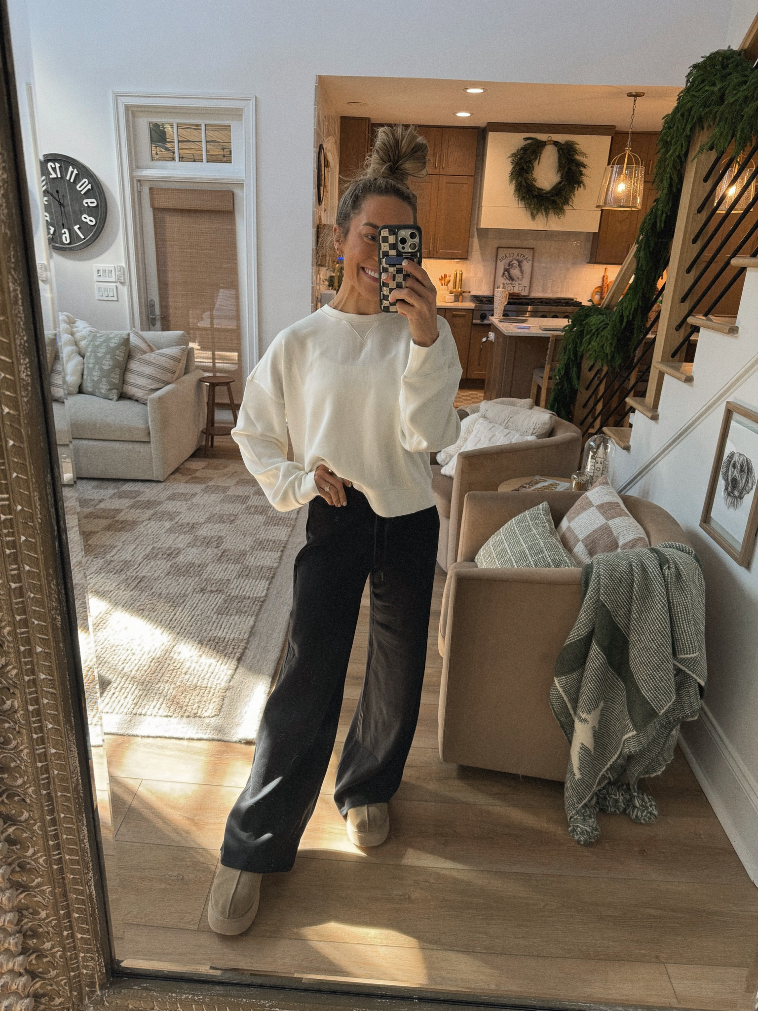 SPANX 30% OFF SITEWIDE✨🖤 + use code EXTRA10 for an additional 10% off your order! 

This AirEssentials set is the COZIEST material. I did a S pant & a L crew! & my fave faux leather leggings are 50% off making them $49😳 I do the S / petite! 

Spanx sale / cyber week sale / Black Friday / ootd / staples / gift idea for her / Holley Gabrielle / leggings #spanxpartner

#LTKGiftGuide #LTKFindsUnder50 #LTKCyberWeek