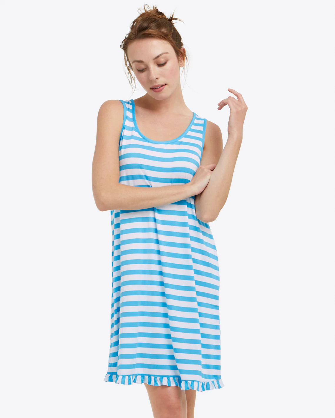 Alison Nightgown in Awning Stripe | Draper James (US)