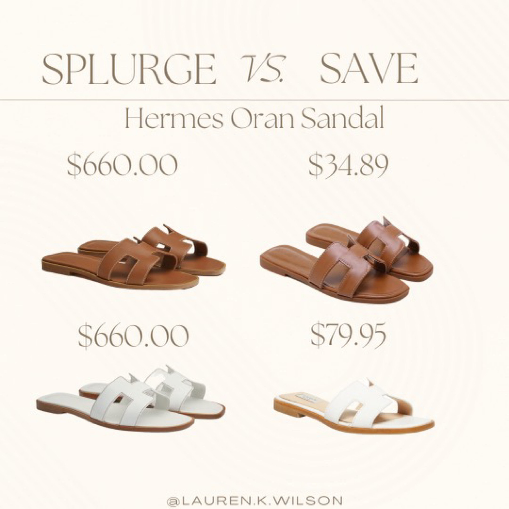 Hermes dupes. Splurge vs. safe. Looks for less. Hermes look alike. 

#LTKunder100 #LTKFind #LTKshoecrush