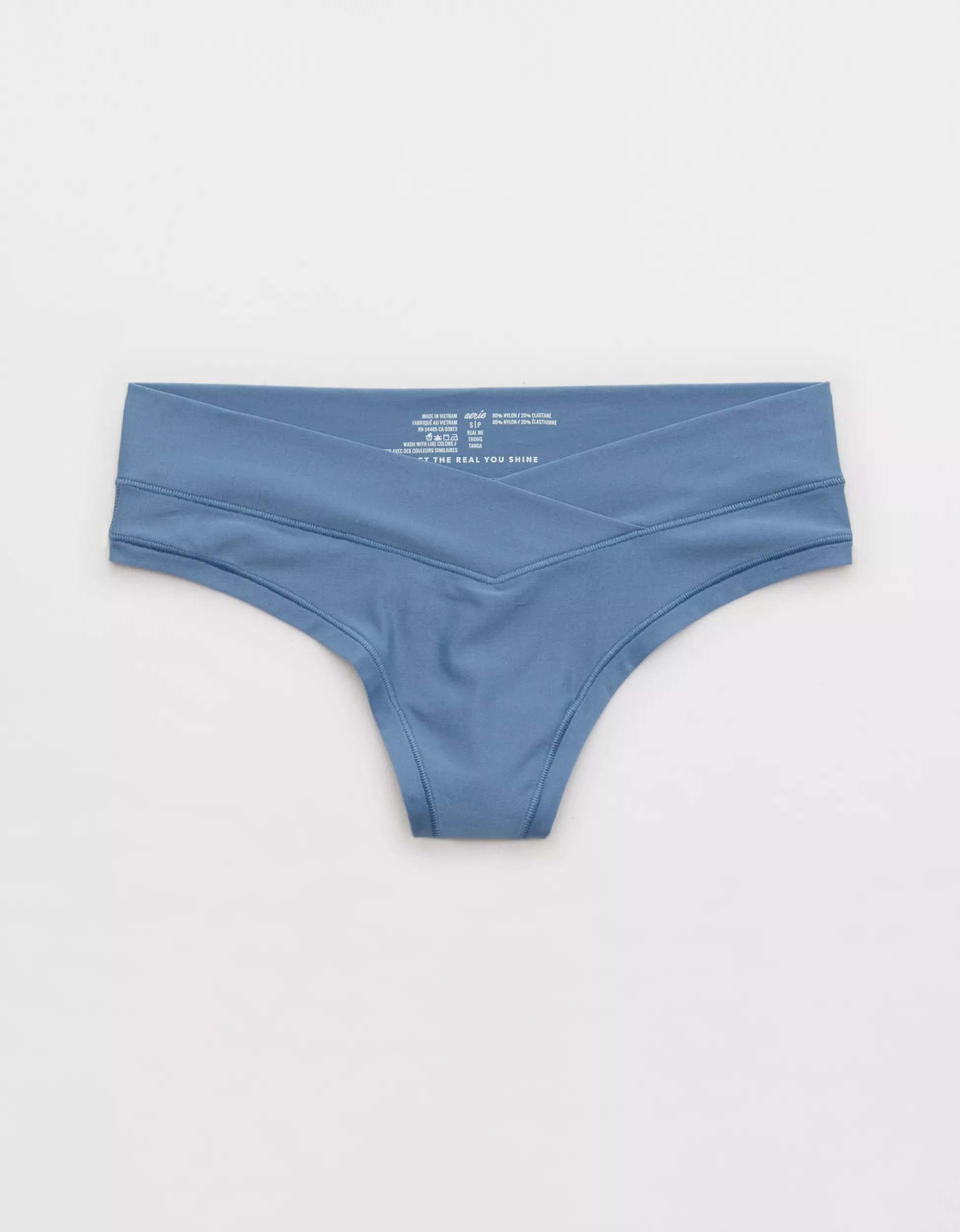 Aerie Real Me Crossover Thong Underwear | Aerie