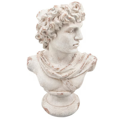 Sagebrook Home 31-in H x 20-in W White People Garden Statue | Lowe's