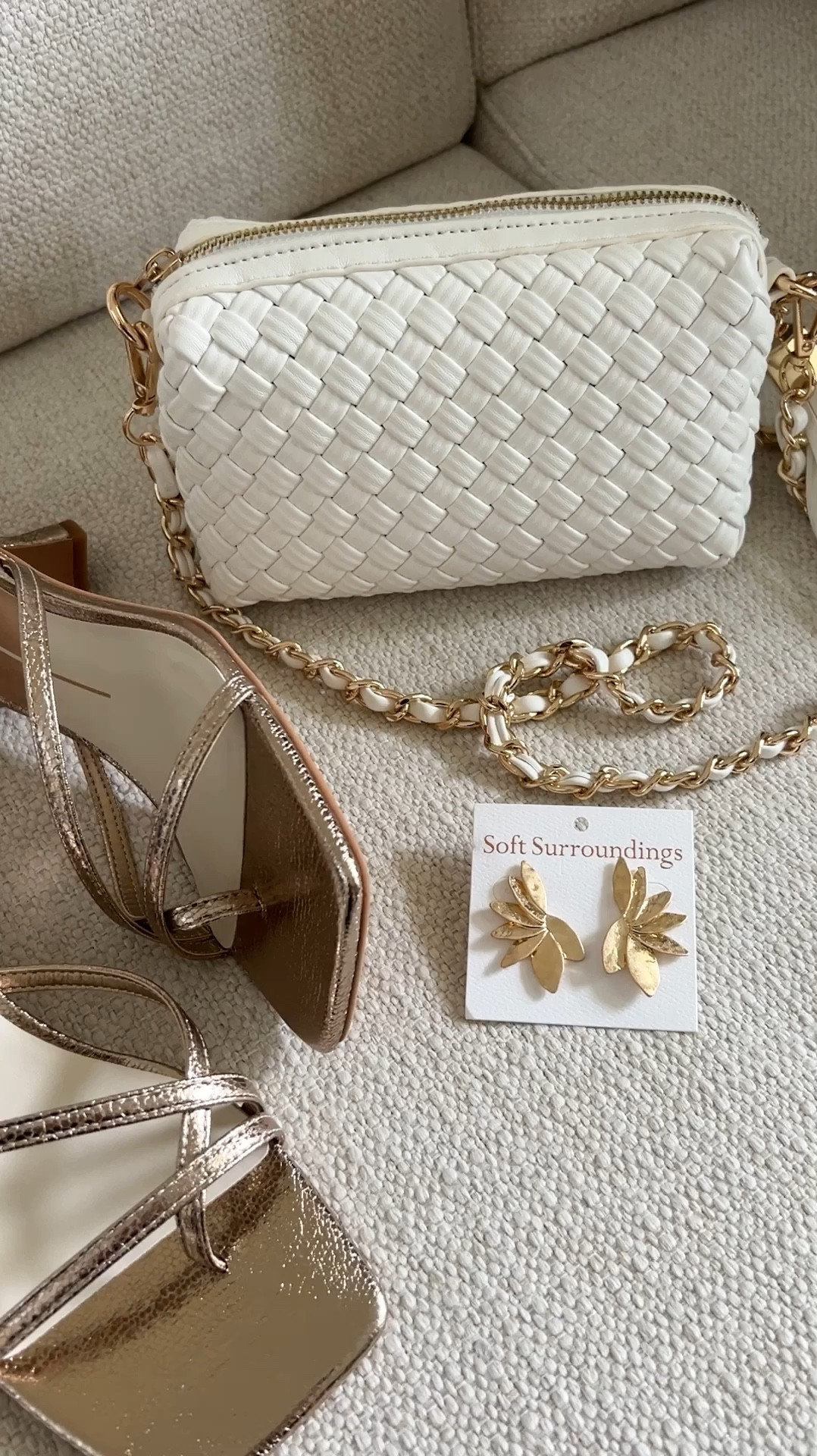 ☀️3 June Capsule Accessories!

😎These accessories are affordable, stylish, and will be pieces you can mix and match with other items in your closet through fall!

1. Woven white camera bag. $48. Great quality and comes with 2 interchangeable straps.
2. Laurel Leaf Earrings. $19. They have a hammered texture and fan out to beautifully frame your ears.
3. Baylor kitten heel. $70. Metallic must-have. Available in gold or silver.  They run true to size.

#LTKSeasonal #LTKFindsUnder100 #LTKShoeCrush