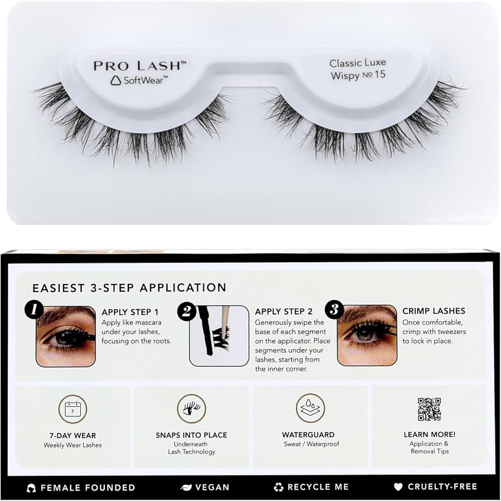 Pro Lash SoftWear Professionally Styled Lash Clusters - Seamless, Lightweight Lashes - 7-Day Clus... | Amazon (US)