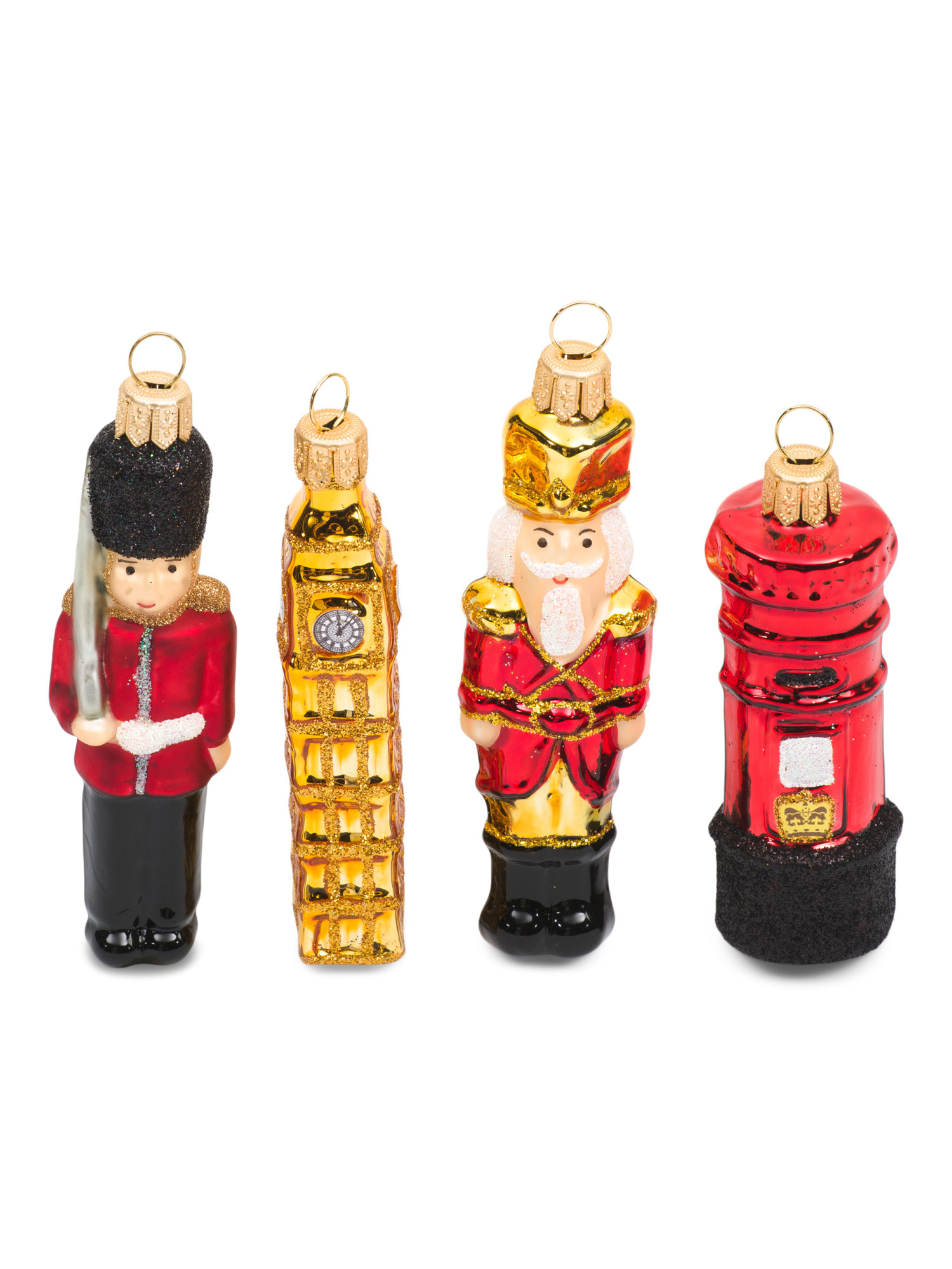 Made In Poland 4pc London Ornaments Set | Global Home | Marshalls | Marshalls