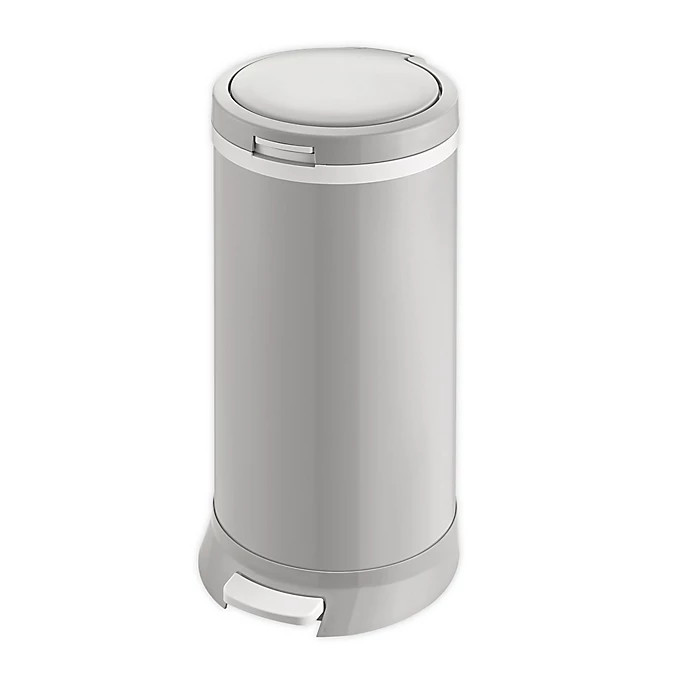 Bubula™ Steel Diaper Pail in Grey | buybuy BABY