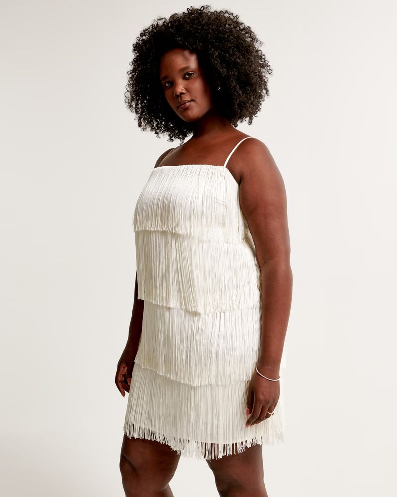 Fringe Mini Dress | Abercrombie & Fitch (US)