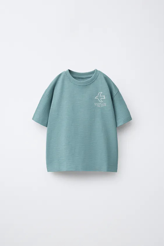 TURTLE EMBROIDERED T-SHIRT | Zara US