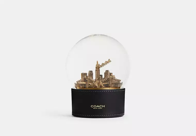 Snow Globe With Rexy And Snowman | Coach (US)