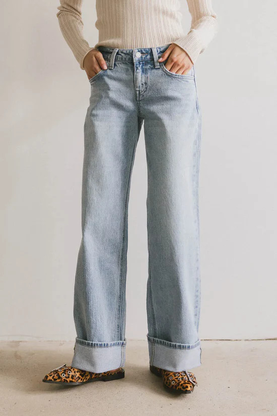 Marcia Cuffed Baggy Jeans | Böhme US