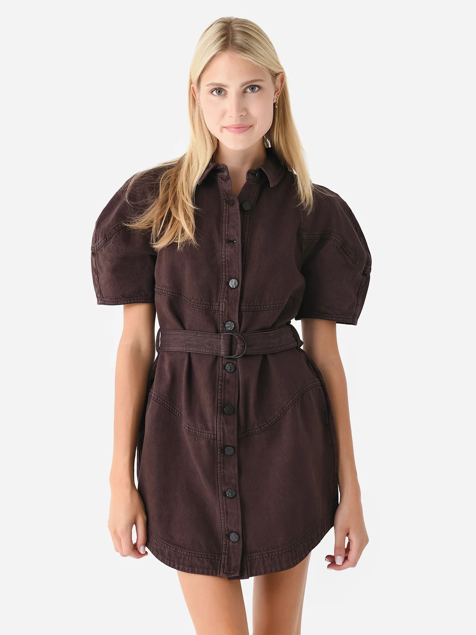 Acler Women's Hawkin Mini Shirtdress | Saint Bernard
