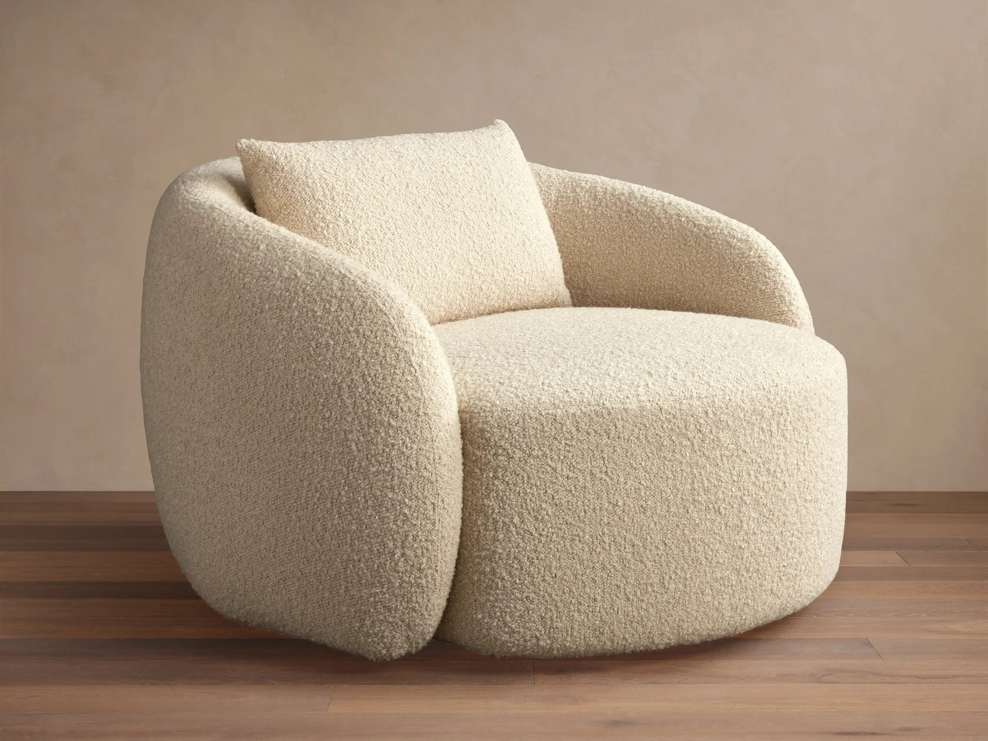 Fresno Oversized Swivel Chair | Arhaus