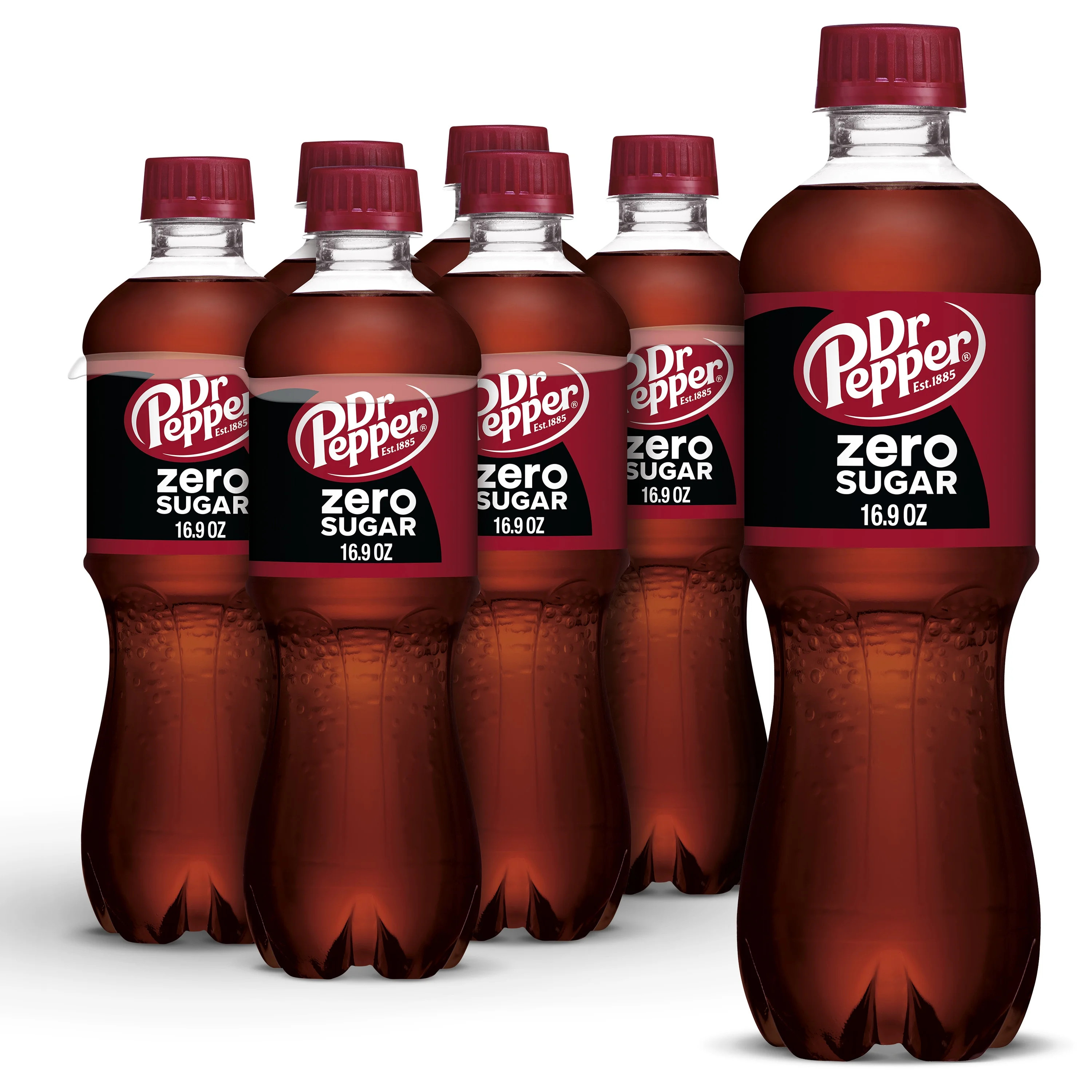 Dr Pepper Zero Sugar Soda, .5 L bottles, 6 pack - Walmart.com | Walmart (US)
