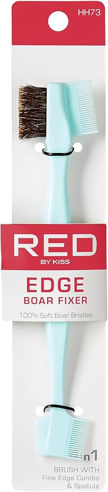 Red by Kiss Ultimate Edge Fixer Professional Boar Hair Brush (100% Boar Hair) (BSH29) | Amazon (US)