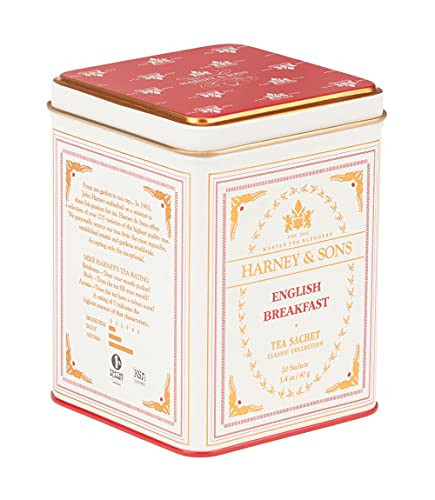 Harney & Sons Black Tea, English Breakfast, 20 Sachets | Amazon (US)