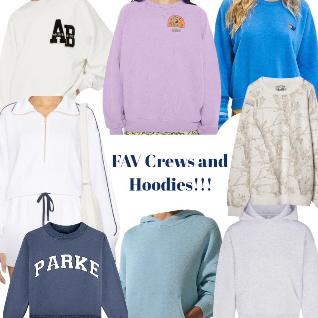 My favorite sweatshirts / crewnecks!☁️