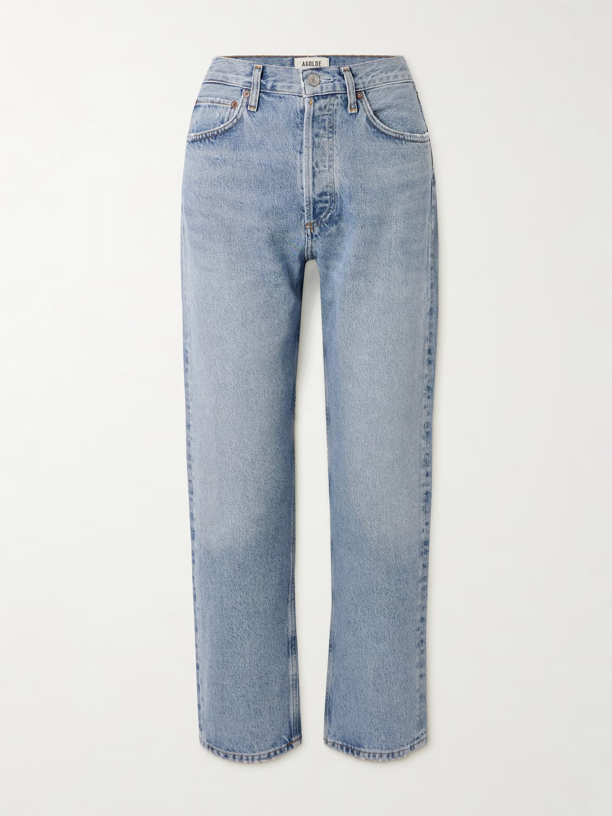 90s mid-rise straight-leg organic jeans | NET-A-PORTER (UK & EU)