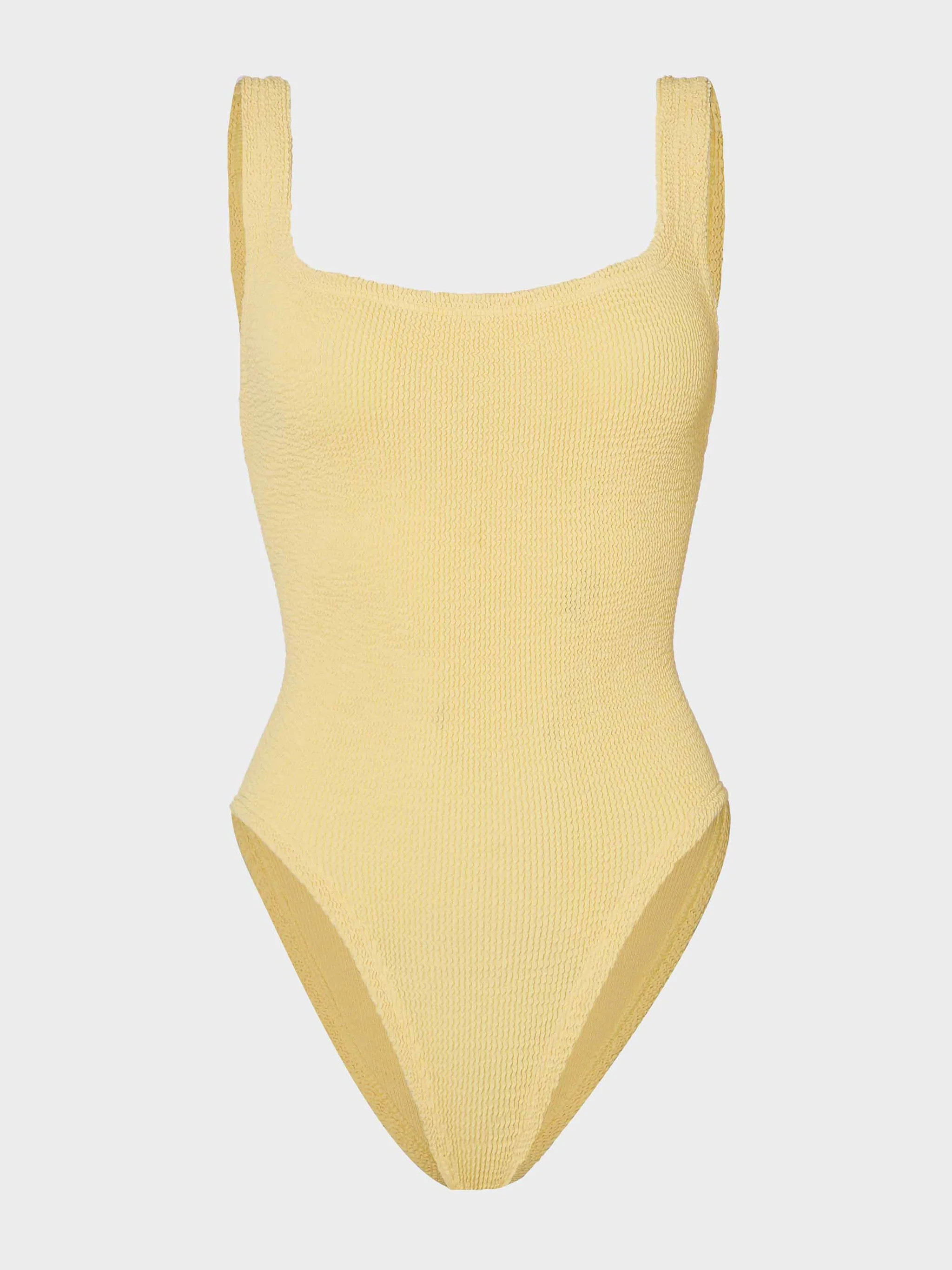 Square Neck Swim - Butter | HUNZA G