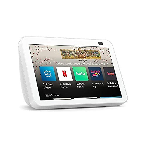 Echo Show 8 (2nd Gen, 2021 release) | HD smart display with Alexa and 13 MP camera | Glacier Whit... | Amazon (US)