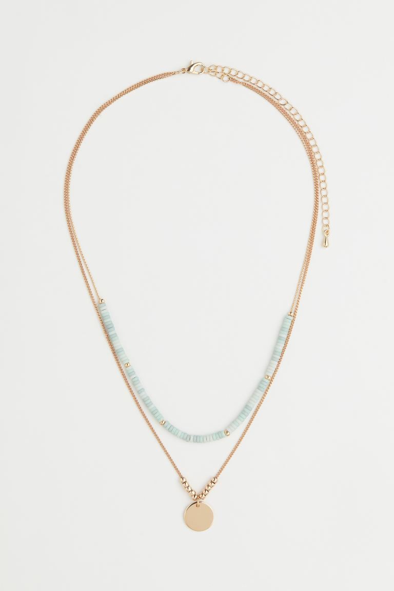 Double-strand Pendant Necklace | H&M (US + CA)