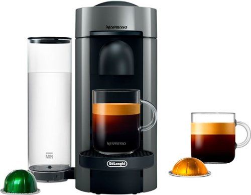 Nespresso Vertuo Plus Coffee and Espresso Maker by De'Longhi, Grey - Grey | Best Buy U.S.