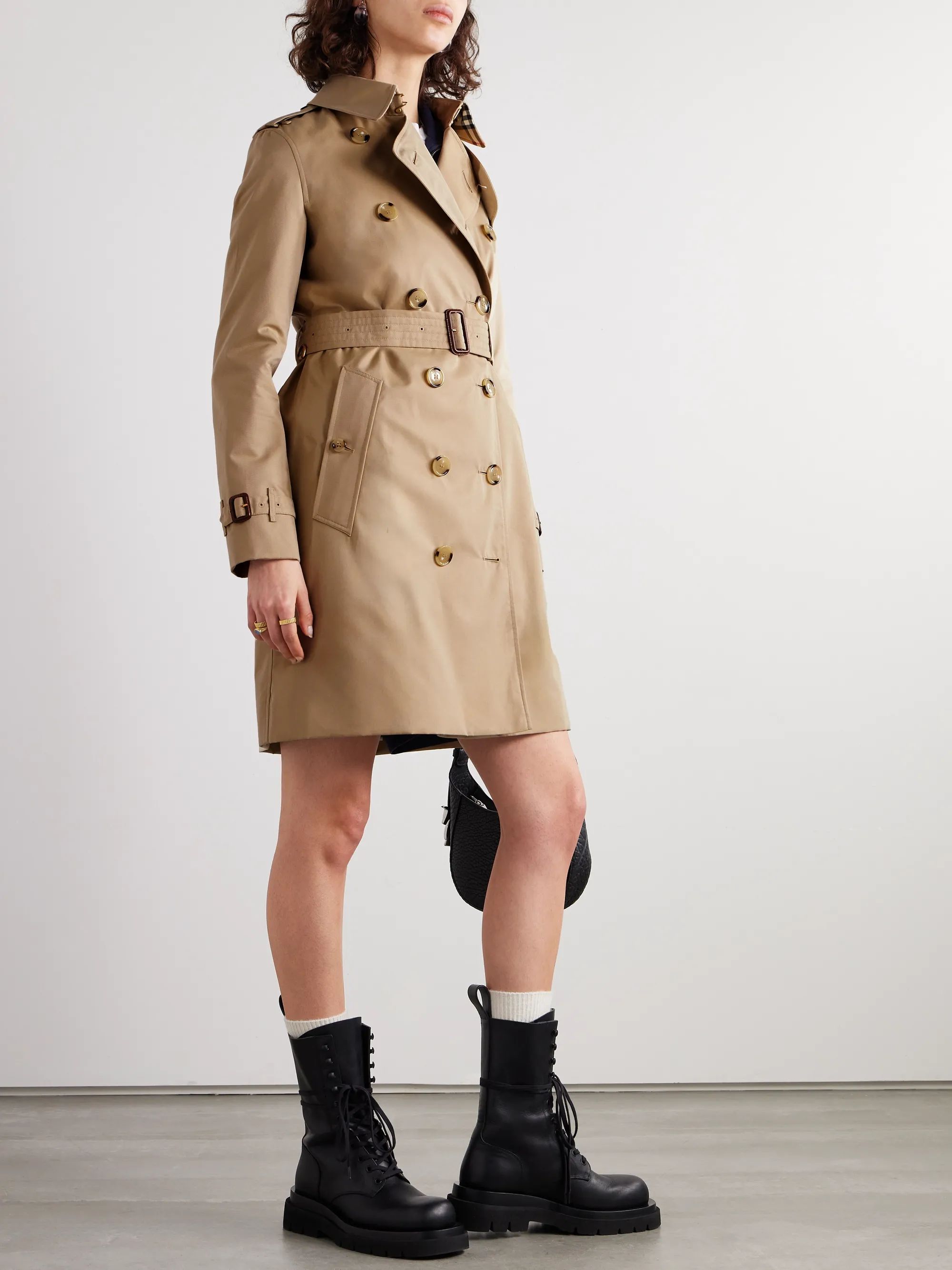 BurberryThe Kensington cotton-gabardine trench coat | NET-A-PORTER (UK & EU)