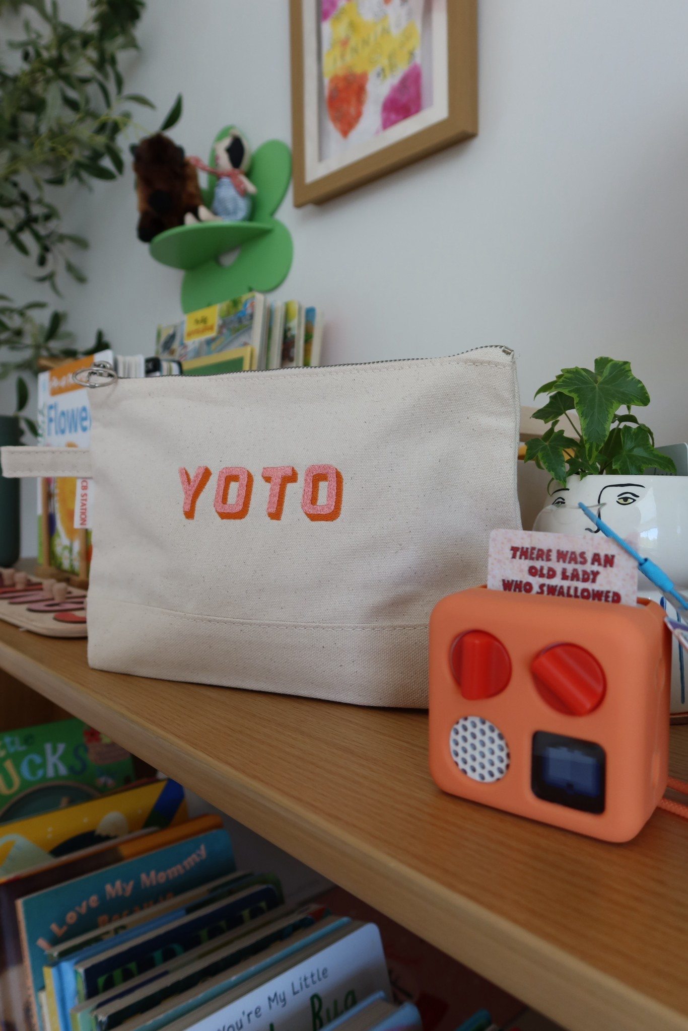 The best zipper pouch for taking our YOTO mini on the go! 

#LTKFamily #LTKKids #LTKSaleAlert