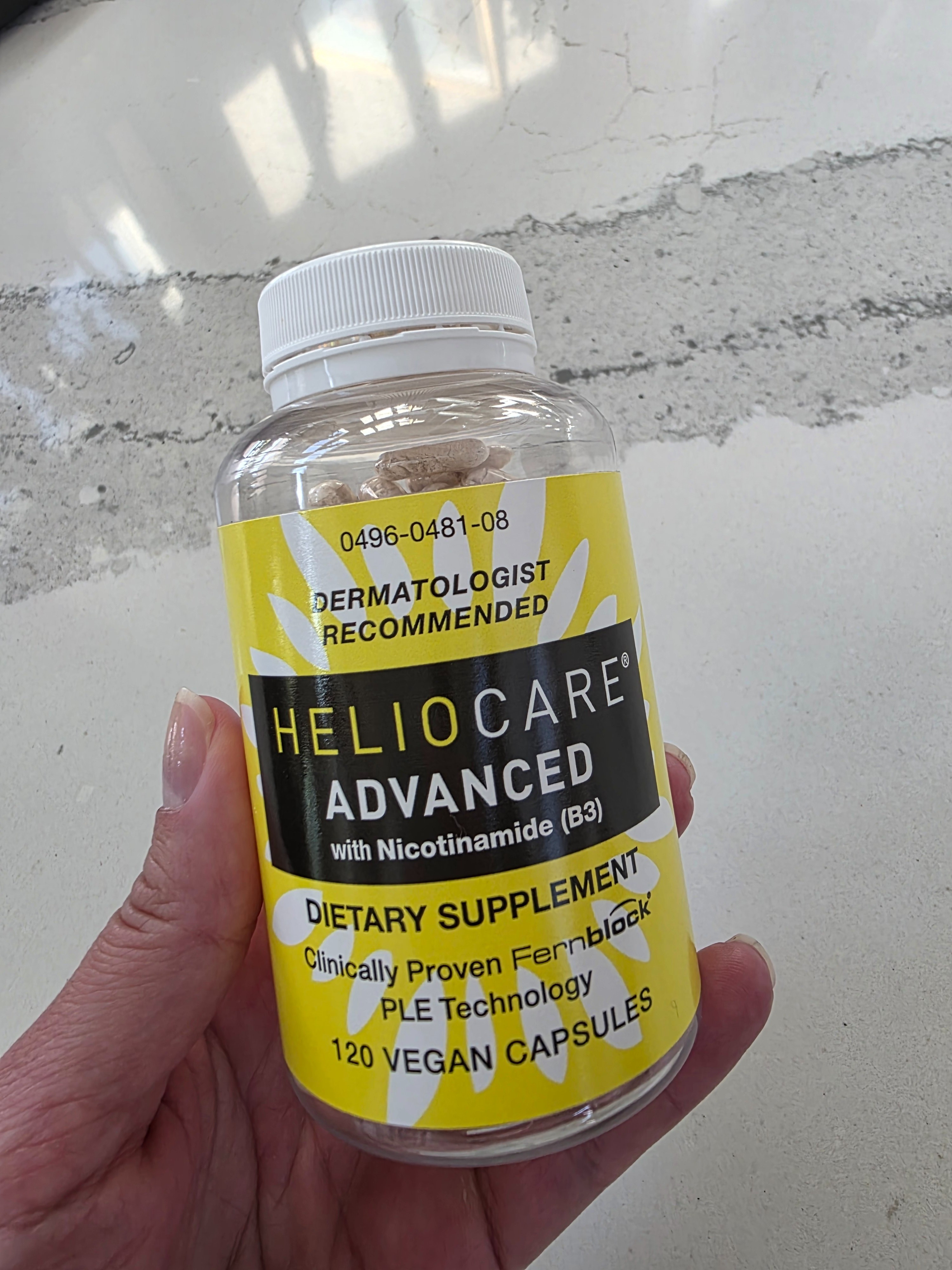 My dermatologist recommended Heliocare Advanced to help prevent new melasma spots — it doesn’t fade the ones that already exist, but it helps stop more from showing up. I’ve been taking it for just over a month and it really seems to be helping. I wear sunscreen on my face daily, but I’m not always perfect about reapplying it on my hands, etc., so this has been a nice extra layer of protection — and no stomach sensitivity so far.For the spots I already had, I did a Moxi laser treatment, which worked wonders.

#LTKFindsUnder50 #LTKFindsUnder100 #LTKBeauty