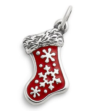 Enamel Christmas Stocking Charm | Dillard's