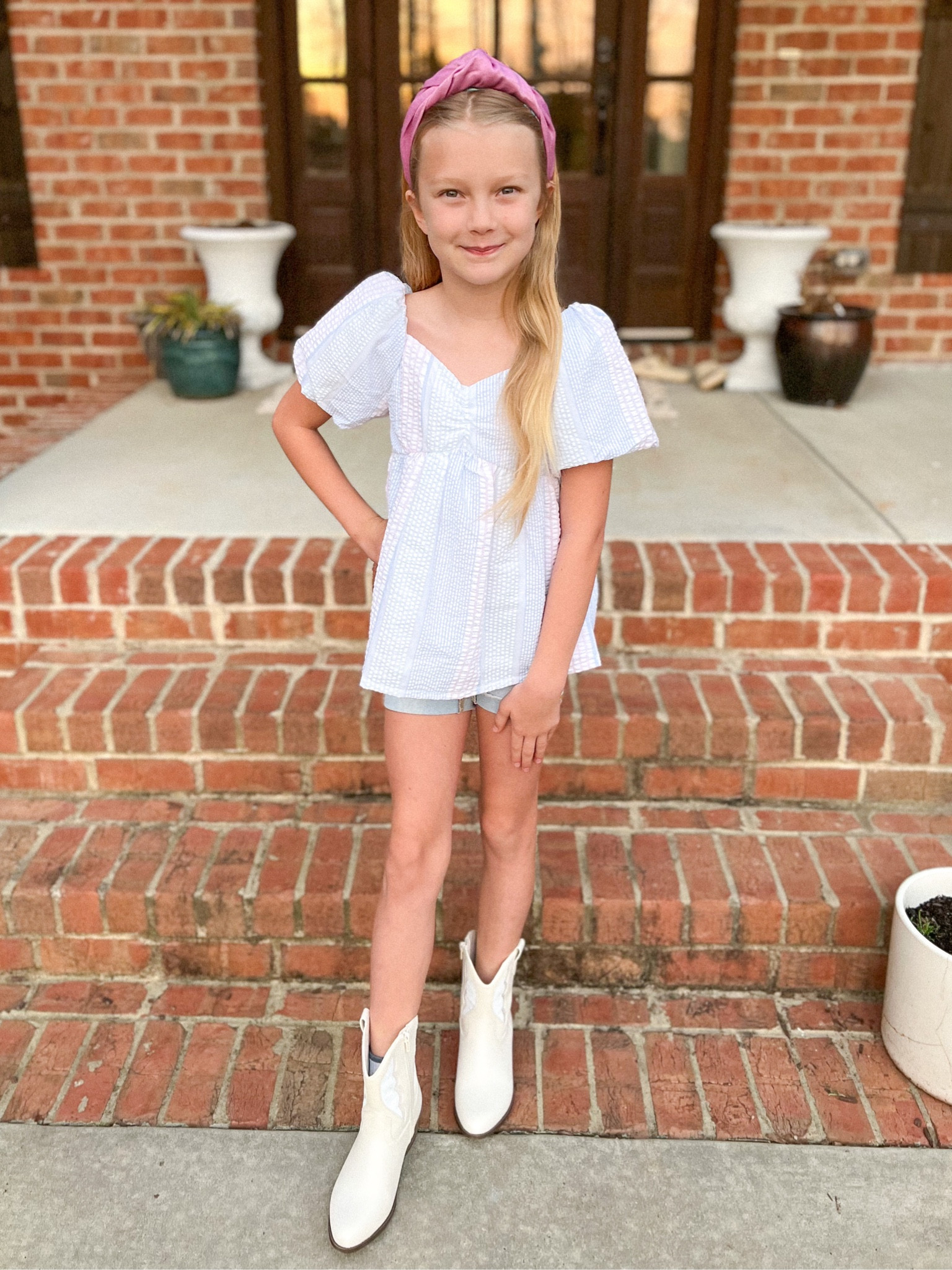 little girl fashunnn 💁🏼‍♀️ cutest spring outfit + boots! 

#LTKunder50 #LTKkids #LTKstyletip
