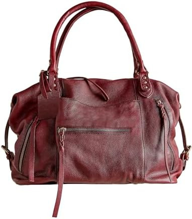 Women's Large Tote Bag City Tote Bag Purse with Zipper Women Vegan Leather Hobo Handbags with Adj... | Amazon (US)