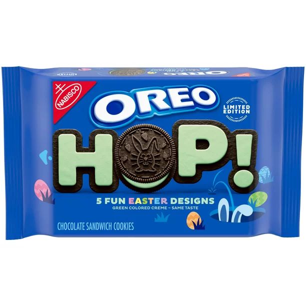 OREO Green Creme Easter Chocolate Sandwich Cookies, Limited Edition, Easter Cookies, 12.2 oz | Walmart (US)