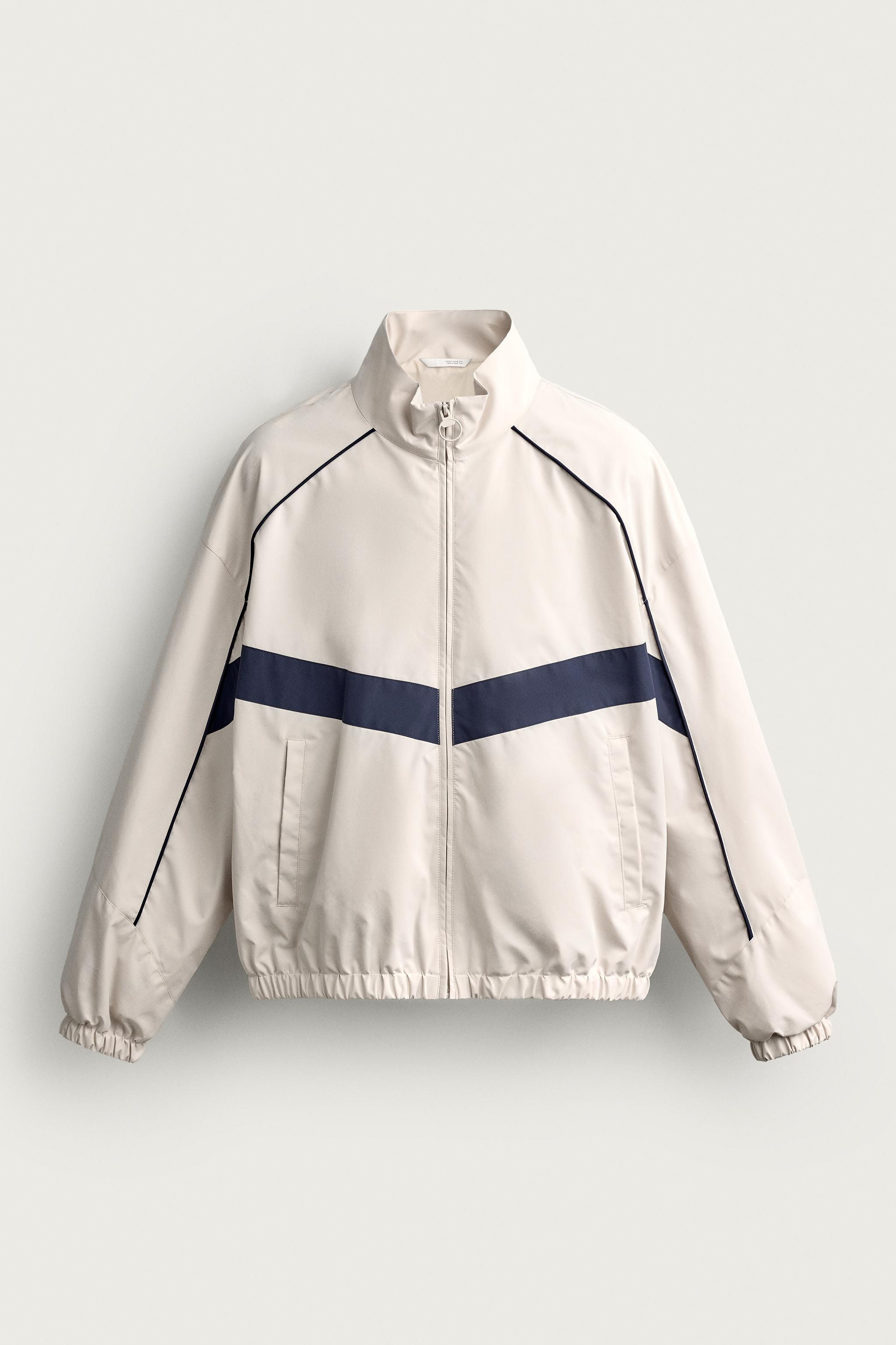 WATER-REPELLENT CONTRAST TECHNICAL JACKET | Zara US