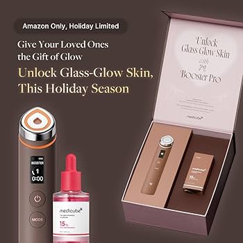medicube Booster Pro Holiday Gift Set, Amazon Exclusive | Limited Mocha Booster Pro + TXA Niacina... | Amazon (US)