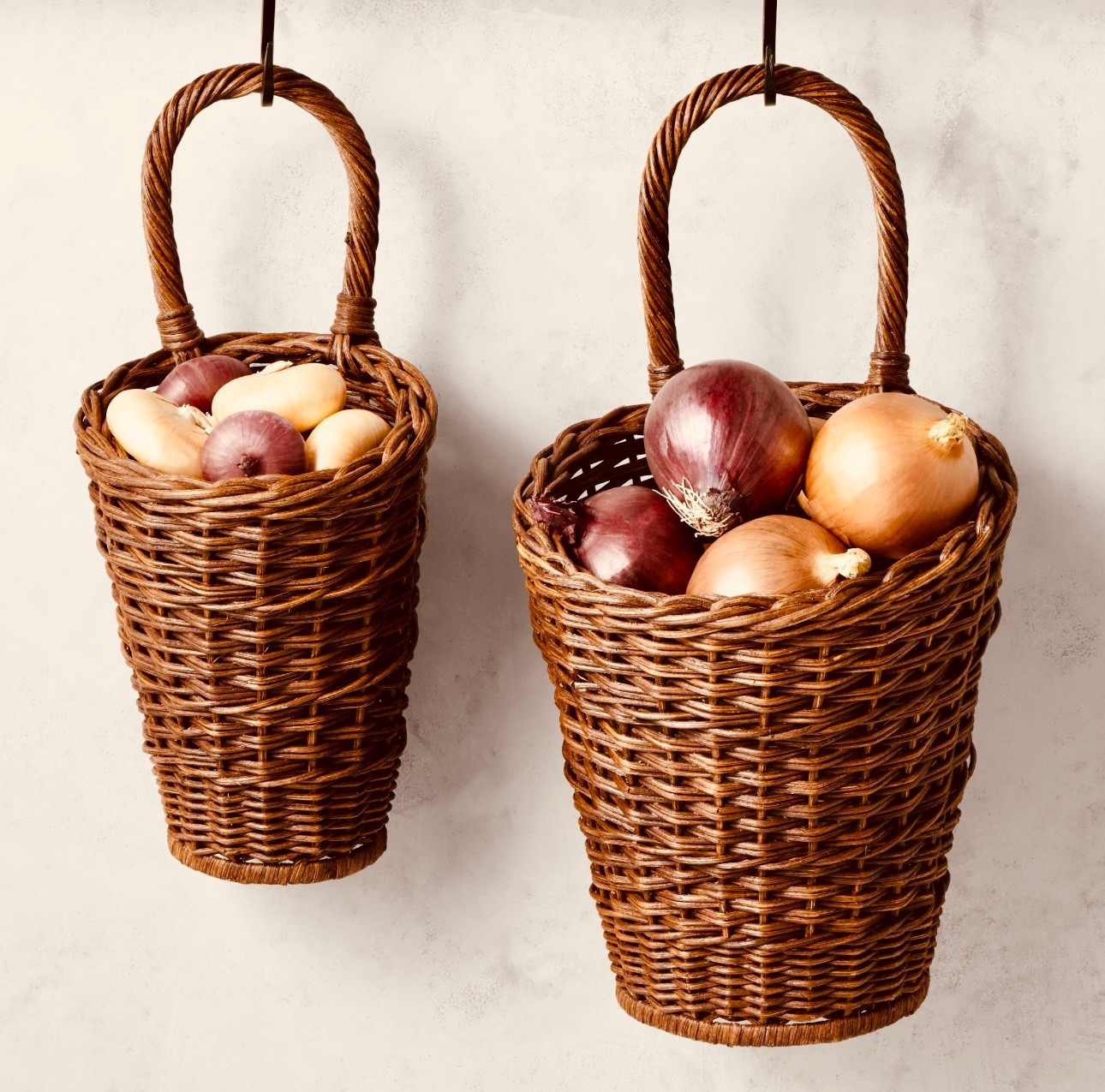 Cute hanging baskets for my Make Shift Pantry #LTKhome