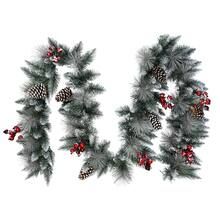 9ft. Sterling Pine Artificial Garland with Pinecones & Red Berries | Michaels Stores