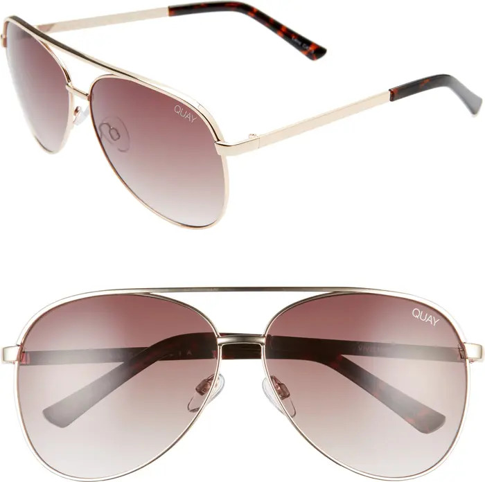 Australia Vivienne 64mm Aviator Sunglasses | Nordstrom Rack