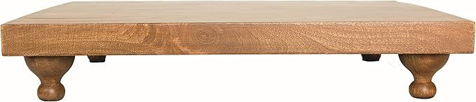 Heritage Lace Farmhouse 18"X3"X14" Wood Footed Serving Board | Amazon (US)