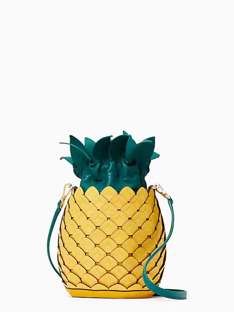 Kate Spade Pineapple Crossbody, Yellow Multi | Kate Spade Outlet