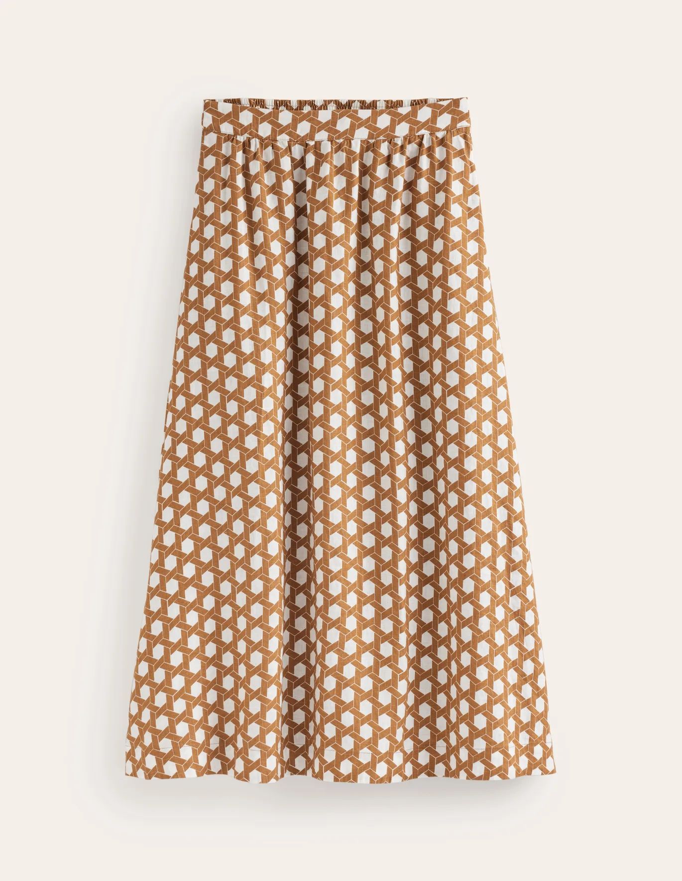 Florence Linen Midi Skirt | Boden (US)