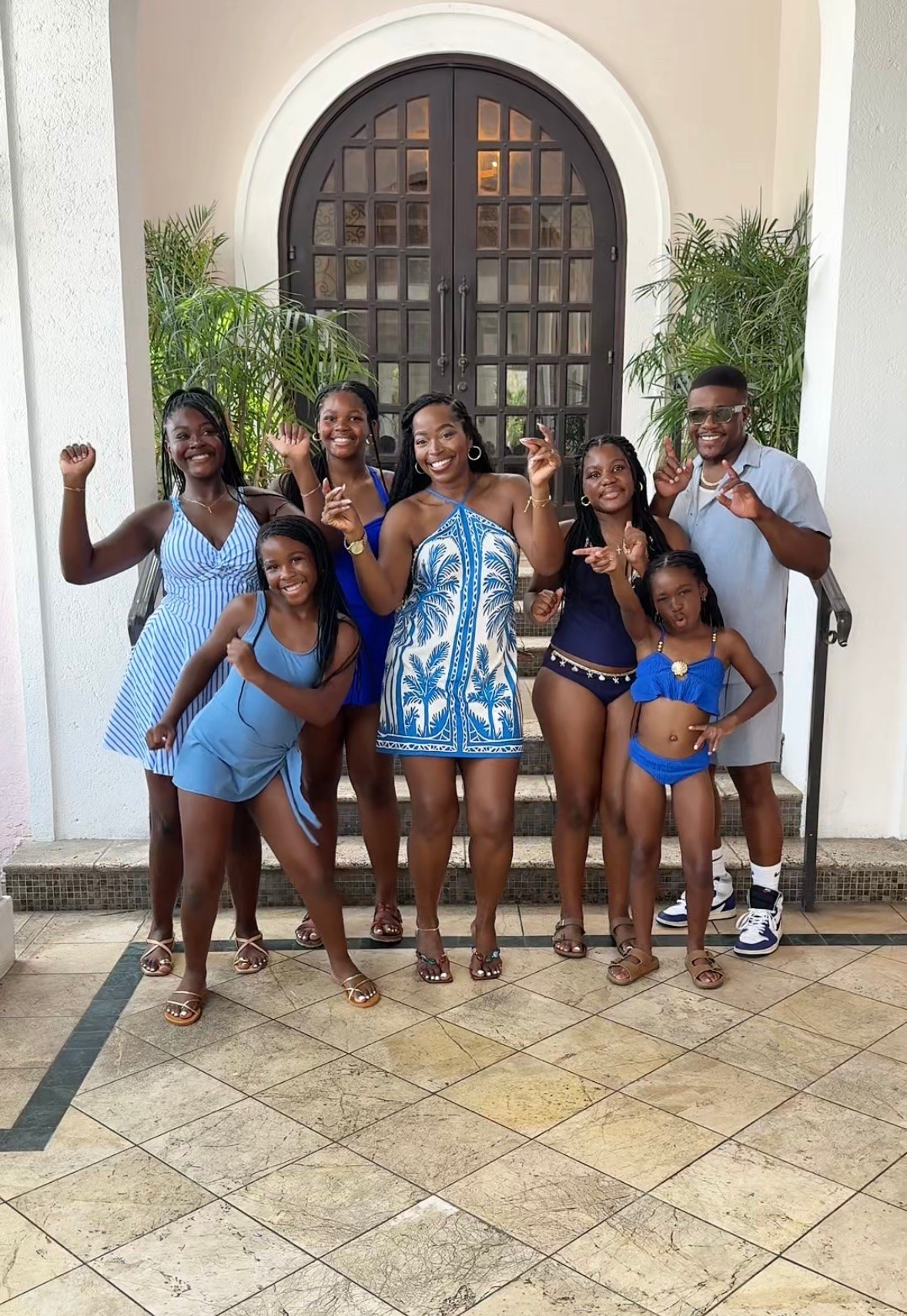 Blue family matching look💙✨

#LTKootd #LTKMidsize #LTKKids