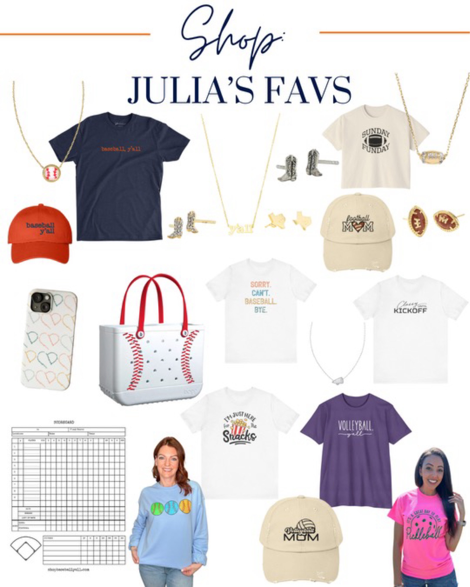 A few of my favs right now! Shopbaseballyall.com for things that may not be linked! 