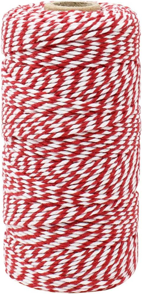 Just Artifacts 12Ply 110-Yards Decorative Bakers Twine for DIY Crafts & Gift Wrapping (1pc, Cherr... | Amazon (US)