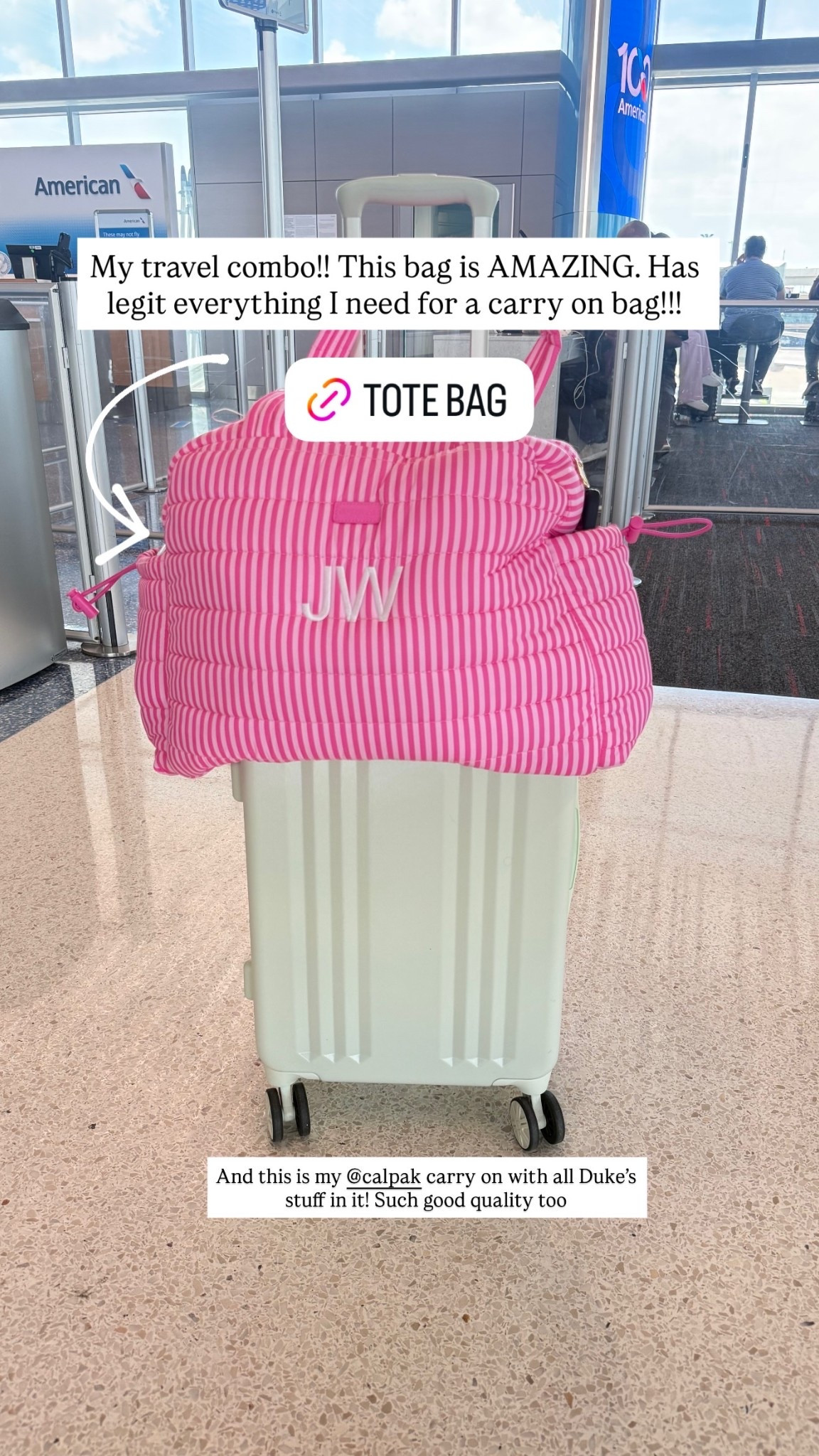My travel combo!! This bag is AMAZING. Has legit everything I need for a carry on bag!!! And this is my @CALPAK carry on with all Duke’s stuff in it! Such good quality too

#LTKmomlife #LTKTravel #LTKKids