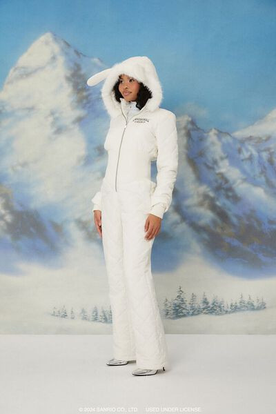 Active Hooded Cinnamoroll Jumpsuit | Forever 21