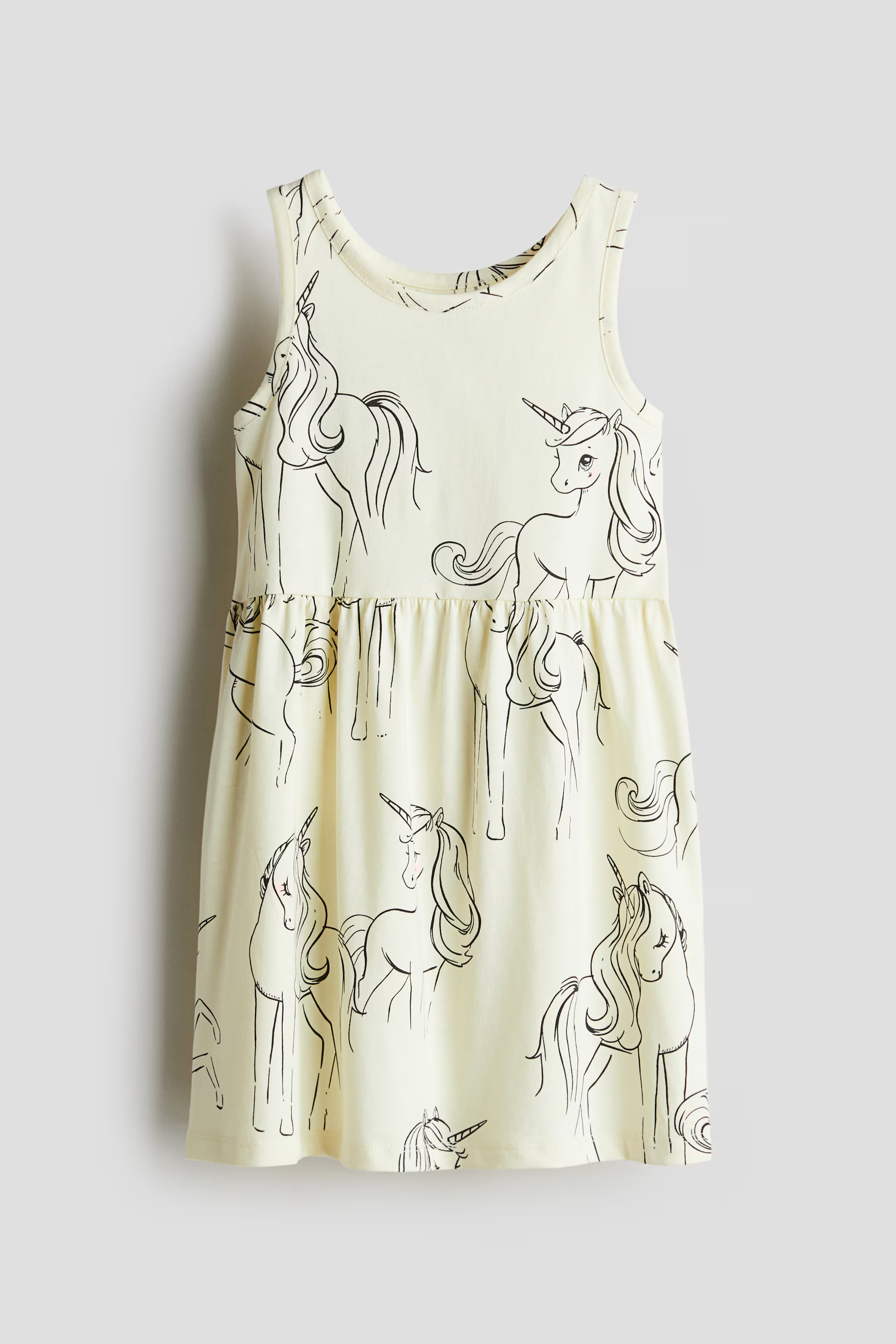 Ladybug Dress - Light yellow/unicorns - Kids | H&M US | H&M (US + CA)