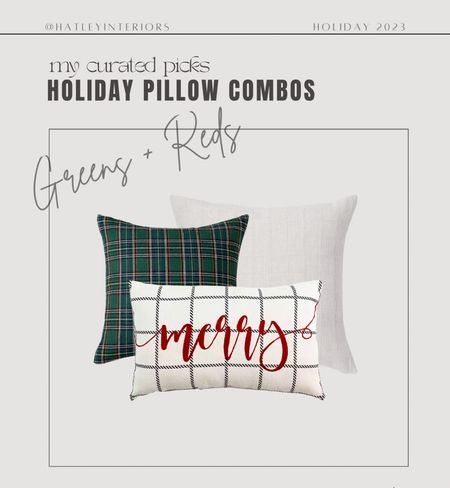 green & red holiday pillow combo

merry pillow, christmas pillows, holiday pillows, green plaid pillow, teddy pillow, boucle pillow, sherpa pillow, christmas decor, holiday decor 

#LTKSeasonal #LTKHoliday #LTKfindsunder50