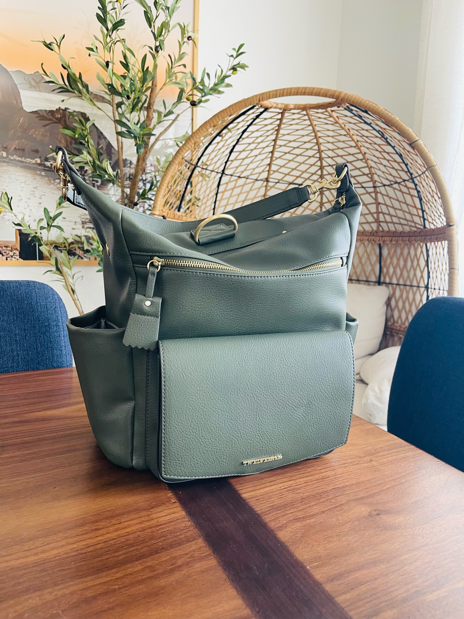 Diaper bag update!
I wanted something that was a bit more stylish and also convenient, and this one is perfect! You can use it as a backpack or just as a regular shoulder bag. I love the green and gold and how versatile and spacious it is. 


#LTKkids #LTKitbag