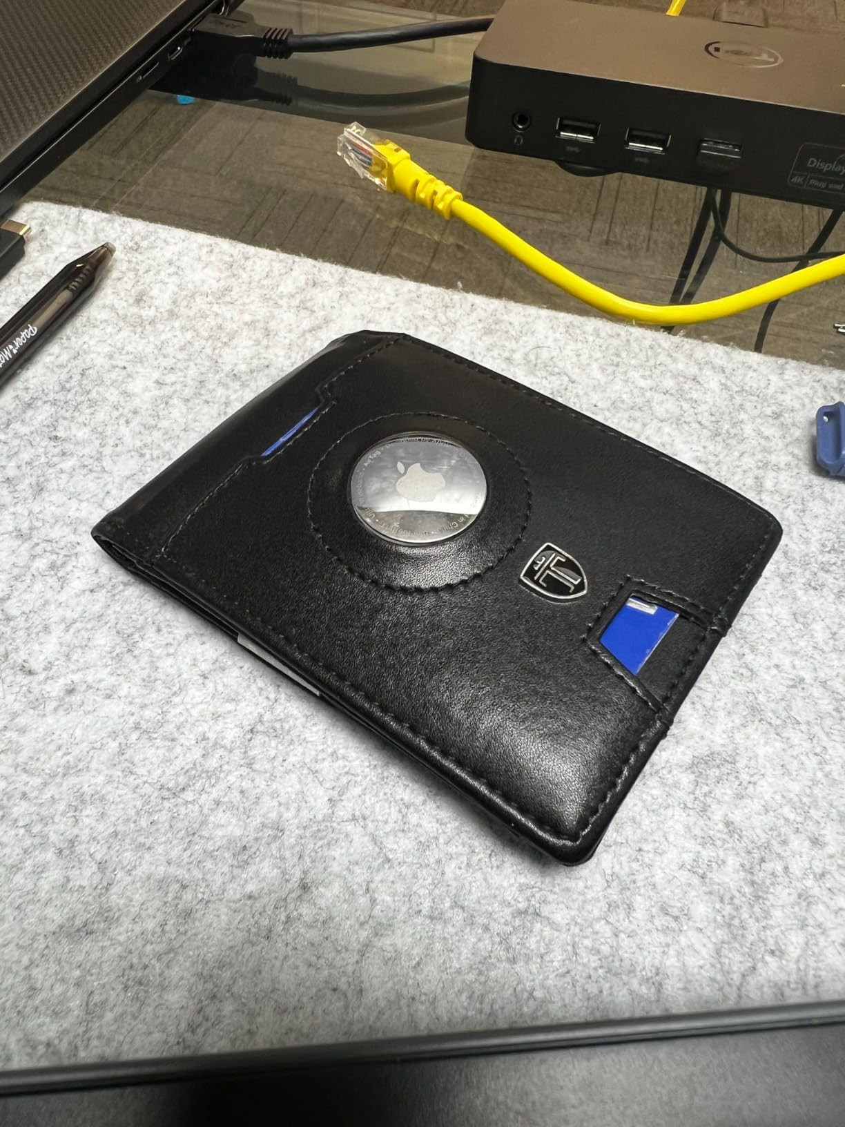 TRAVANDO AirTag* Wallet Mens Wallet with Money Clip Air Tag Wallet Card Holder RFID Blocking Bifo... | Amazon (US)