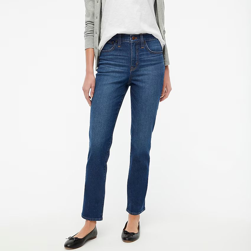 Petite essential straight jean in all-day stretch | J.Crew Factory