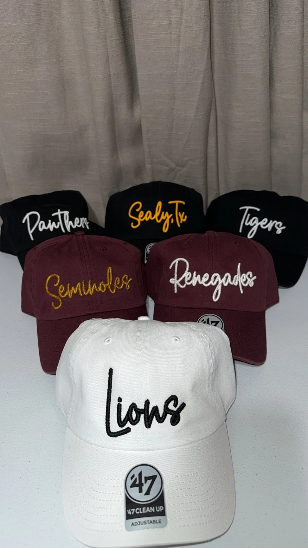 3d Puff Embroidered Caps - Etsy | Etsy (US)